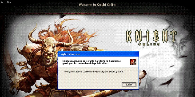 Knight Online Connecting Please Wait Hatası Çözümleri